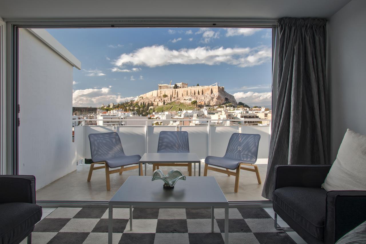 Bright Apartment With Stunning Acropolis Views! Sg5 Atenas Exterior foto